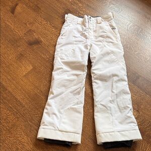 Spyder Olympia Girls White Ski/Snow Pants Size 12